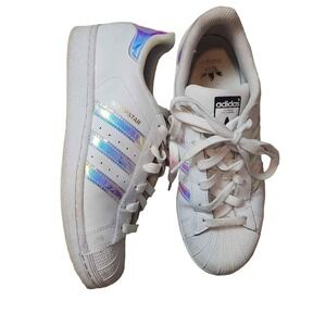 Adidas Superstars White Rainbow Reflexive 5.5M 7.5w